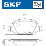 PASTIGLIE FRENO POST. ALFA 147  - LP1685 - 2351703 - FDB1349 