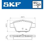 PASTIGLIE PASTIGLIE FRENO POST. MITO 08 > - LP1719 - 2371401 - FDB1469 