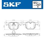 PASTIGLIE FRENO POST. BMW E46 - LP1803 - 2148703 - FDB1483