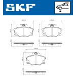 PASTIGLIE FRENO ANT. ALFA 145/146 - LP459 - 2083302 - FDB370