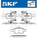 PASTIGLIE  FRENO ANT. GIULIETTA 1,4 - 1,6 - LP2220 - 2518001 - FDB4331