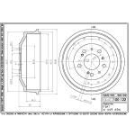 TAMBURO FRENO DUCATO 10 / 14  - 4449694 - TF233