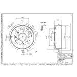 TAMBURO FRENO PUNTO - 7750119 - TF224