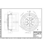 TAMBURO FRENO G.PUNTO 1.2 - CORSA D - 55701379 - TF252