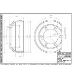 TAMBURO FRENO TRANSIT 00> TF9101 - 4078770