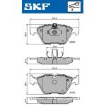 PASTIGLIE FRENO ANT. BMW SERIE 3 E90 05>  SERIE 5 F11 - LP1956 - 2379401 - FDB1773