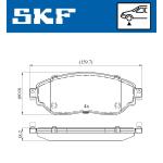 PASTIGLIE FRENO ANT. VIVARO / TRAFIC 14> - 2208701 - FVR4840 - LP3143