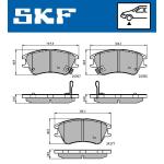 PASTIGLIE FRENO ANT. ATOS 01> LP2062 - 2427701 - FDB1950