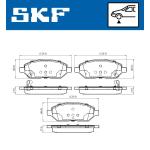 PASTIGLIE  FRENO ANT. KARL 15> - 2232601 - FDB5019 - LP3236