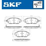 PASTIGLIE FRENO ANT. AVEO 11> - 2572201 - FDB4496 - LP3192