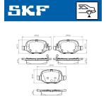 PASTIGLIE  FRENO POST. 500 L  12> - 2565201 - FDB4459 - LP2475