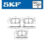 PASTIGLIE  FRENO POST. REXTON 02> - 2367301 - FDB1937 - LP2127