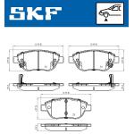 PASTIGLIE FRENO ANT. 500 L  12> LP2476 - 2454901 - FDB4458