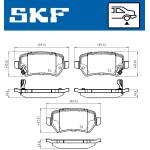 PASTIGLIE FRENO POST. ASTRA G 01>  LP2188 - 2341703 - FDB1521 