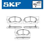 PASTIGLIE  FRENO ANT. QASHQAI 13>   LP3144 - 2206501 - FDB4843 